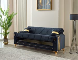 Kuzey 3 Seater Sofabed Storage