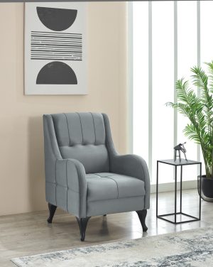 Acelya Armchair - Grey Main