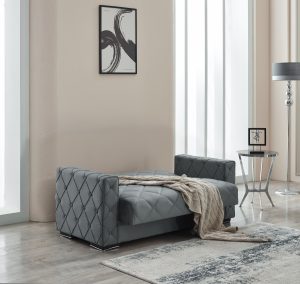 Hegel 2 Seater Sofabed Living Room - Grey Bed